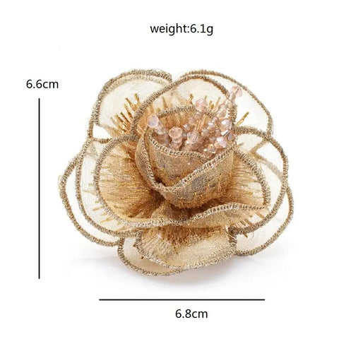 Lace Flower Brooch