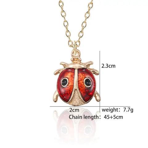 Lady Bug Necklace