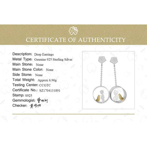 Meeting Love With Cat Drop Earrings