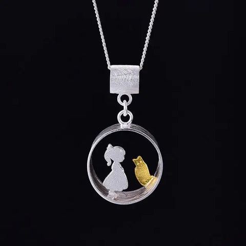 Meeting Love With Cat Pendant (without Necklace)