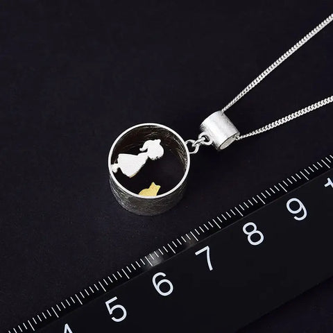 Meeting Love With Cat Pendant (without Necklace)