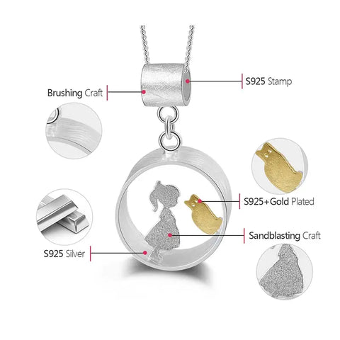 Meeting Love With Cat Pendant (without Necklace)