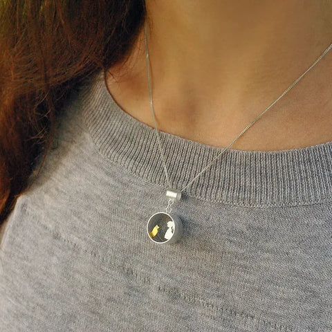 Meeting Love With Cat Pendant (without Necklace)