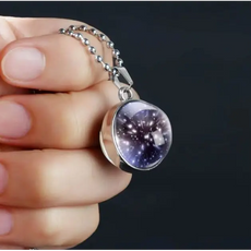 Meteor Shower Silver Plated Necklace