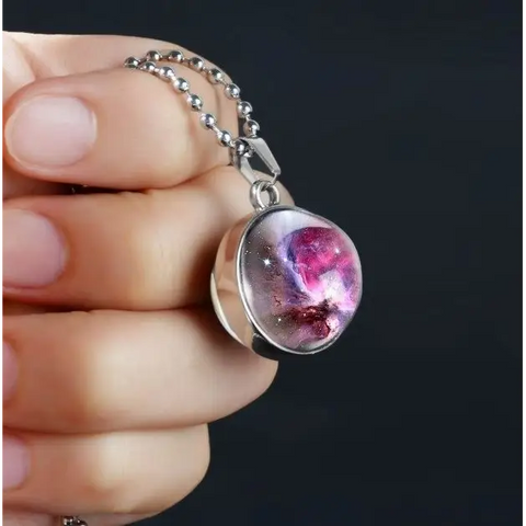 Meteor Shower Silver Plated Necklace