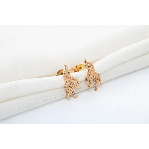 Minimalist Unicorn Earrings