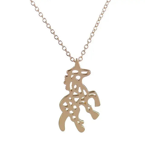 Minimalist Unicorn Necklace