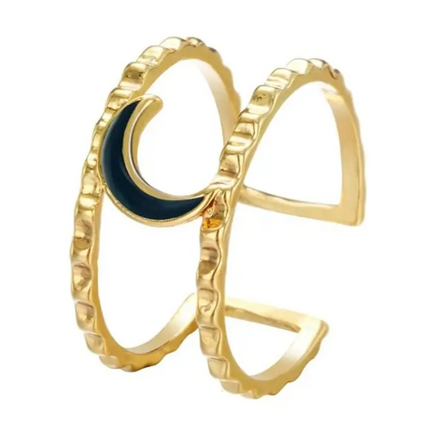 Moon Adjustable Ring