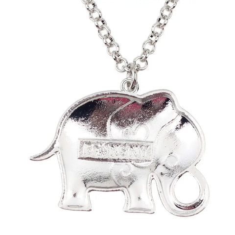 Multicolor Baby Elephant Necklace