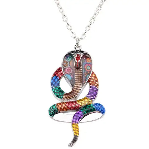Multicolor Cobra Necklace