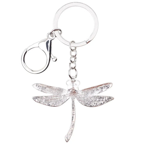 Multicolor Dragonfly Keychain