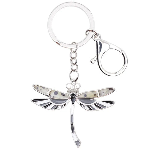 Multicolor Dragonfly Keychain
