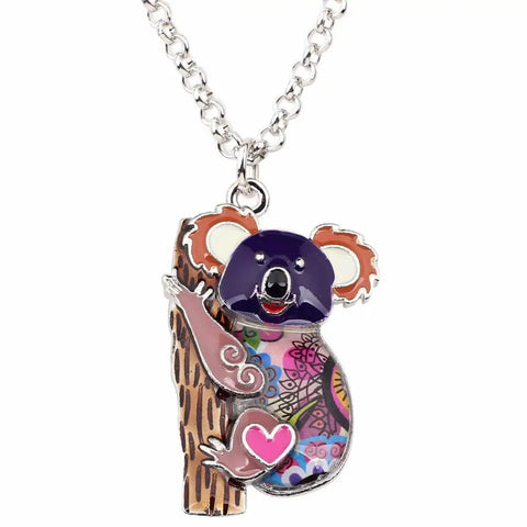 Multicolor Koala Necklace