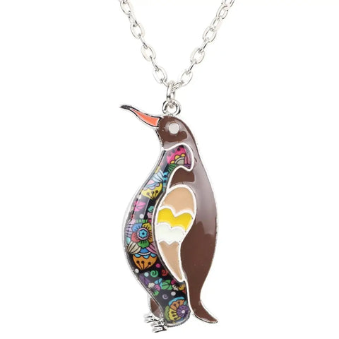 Multicolor Penguin Necklace