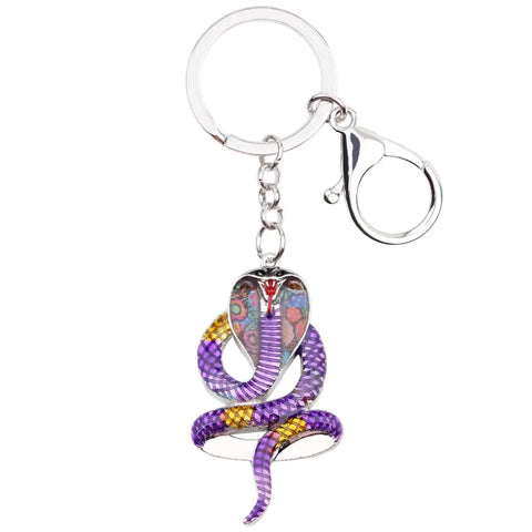 Multicolor Snake Keychain