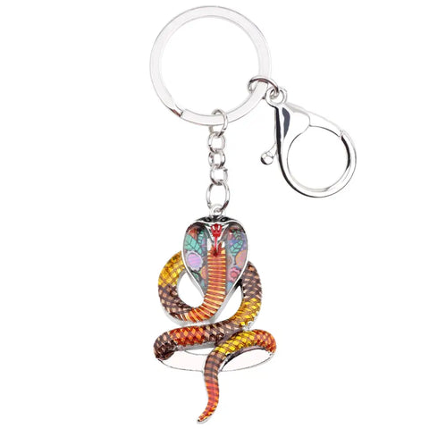 Multicolor Snake Keychain