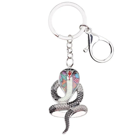Multicolor Snake Keychain
