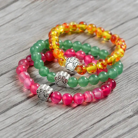 New Beads Paw Bracelet