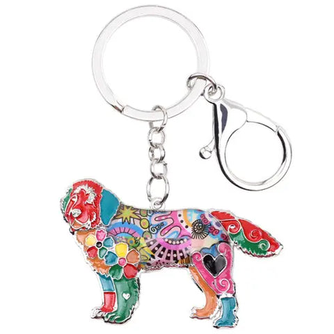 Newfoundland Multicolor Keychain