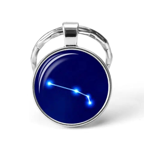 "Night in Blue" Keychain