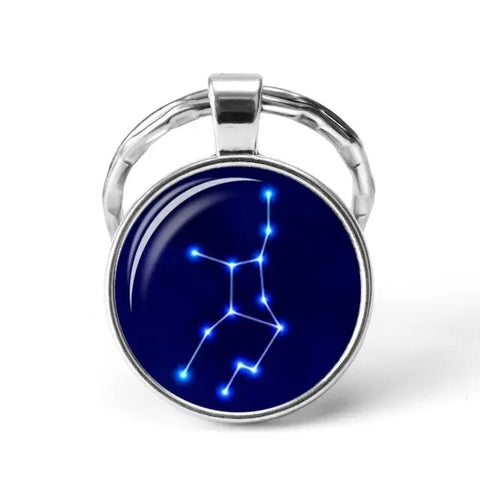 "Night in Blue" Keychain