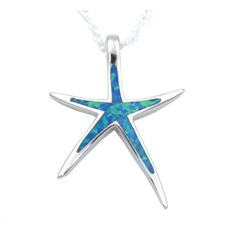 Opal Starfish Necklace