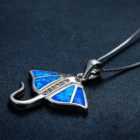 Opal Stingray Necklace