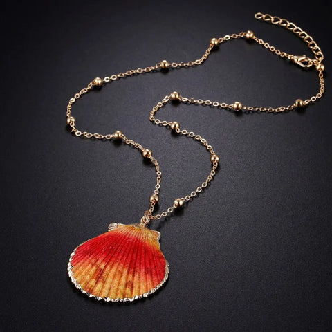 Orange St Jacques Necklace