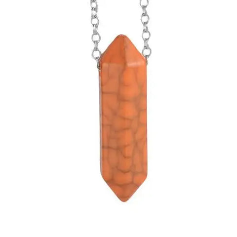 Orange Stone Necklace