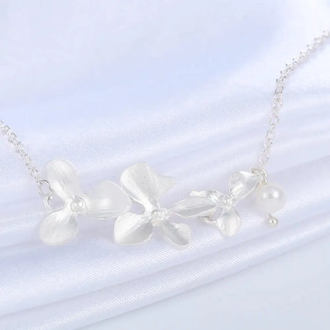 Orchid Flower Bracelet