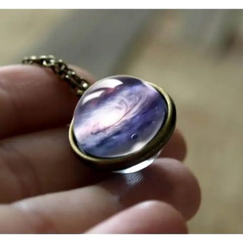 Outer Space Double Glass Necklace