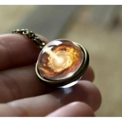 Outer Space Double Glass Necklace