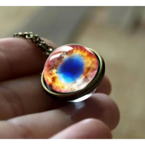 Outer Space Double Glass Necklace