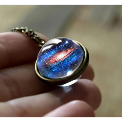 Outer Space Double Glass Necklace