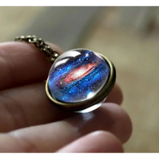Outer Space Double Glass Necklace
