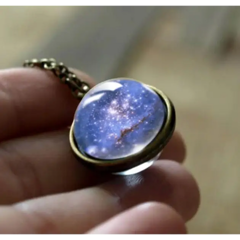 Outer Space Double Glass Necklace