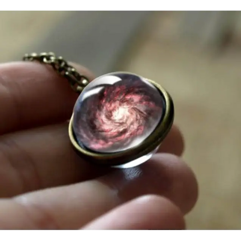 Outer Space Double Glass Necklace