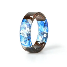 Paper and Resin Wood Ring