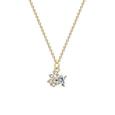 Paw Rhinestone Necklace