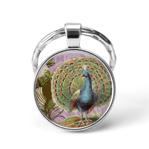 Peacock Keychain