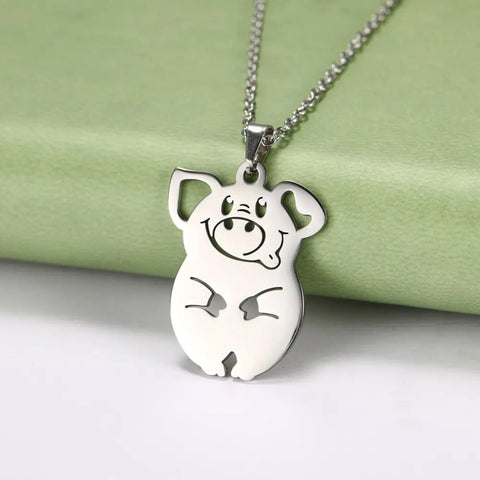 Pig Necklace