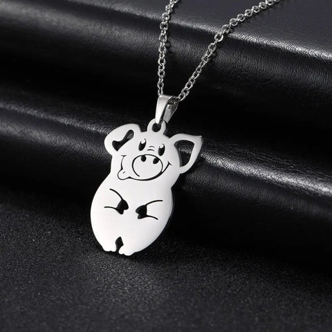 Pig Necklace