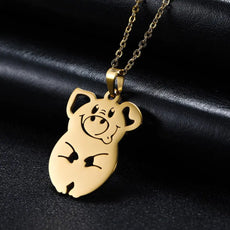 Pig Necklace