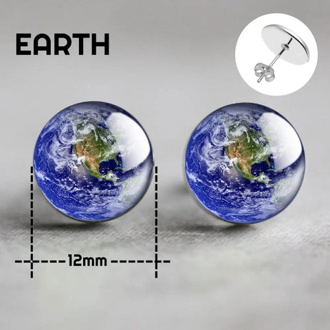 Planet Stud Earrings