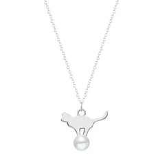 Playing Cat Necklace