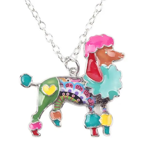 Poodle Multicolor Necklace