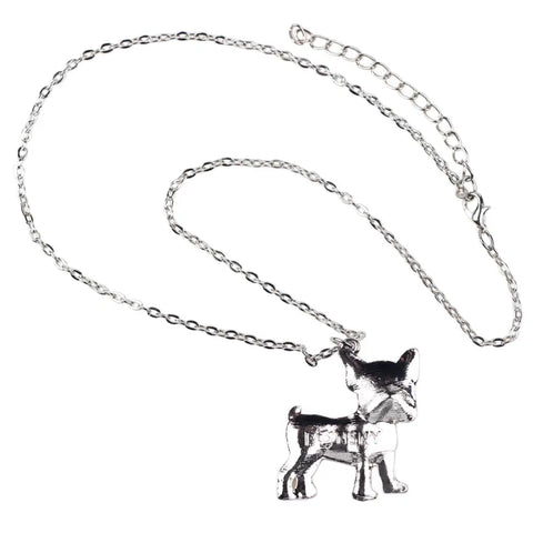 Pug Enamel Necklace