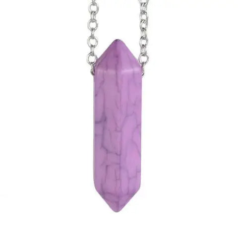Purple Stone Necklace