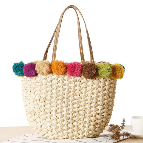 Raffia Beach Handbag