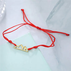 Red Rope Mountain Bracelet